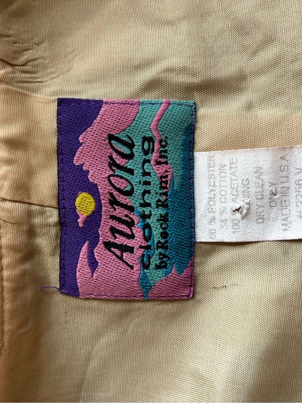 Vintage Southwest tapestry style vest